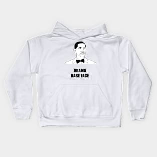 Obama Rage Face Kids Hoodie